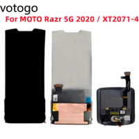 Original LCD Display For Motorola MOTO Razr 5G 2020 / XT2071-4 Touch Digitizer Inner External Screen Glass Assembly Replacement
