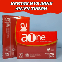 KERTAS HVS AONE A4/F4 PUTIH 500 SHEET 1 RIM