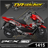Dekal Sticker PCX 160 Full Body sticker Decal Custom PCX Desain Venom Stiker full body PCX 160