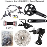 SHIMANO DEORE M6100 Groupset MTB Mountain Bike Groupset 1x12 -Speed 170/175 32T 10-51T M6100 Derailleur Brake