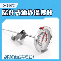 【OKAY!】油炸溫度計 探針式 棒針型溫度計 溫度計 烘焙用溫度計 3-TNO(溫度針 油炸溫度計 煮茶溫度)
