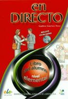 西班牙文酷－en Directo elemental, libro del alumno + CD  Aquilino Sánchez Pérez  SGEL
