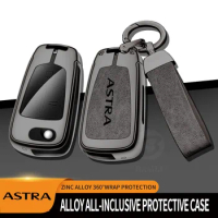 Suitable for Opel ASTRA 2016 2014 2013 car key shell protective cover metal high-end car key bag accessories