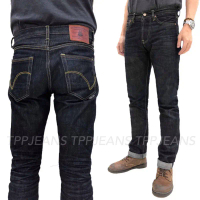 ForLiFE VIntage DarkBlue Raw Denim Selvedge16oz. ผ้าดิบริมแดงสีดาร์คบลู Size 28-38 รับชำระปลายทางครั