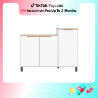 (FREE Shipping & PAYLATER) KitchenZ 3.9FT Sinowa Pro Series Full Melamine Gas Cabinet - HMZ-FN-GC-M8