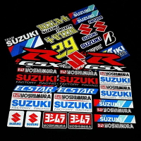 【現貨】SUZUKI 反光摩托車貼紙套裝摩托車踏板車摩托車車身騎行頭盔貼紙防水貼花配件適用於鈴木 GSX S150 S7【尚宜汽配】