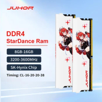 JUHOR Memoria Ram ddr4 16G 8G 32G Desktop Memory Udimm DDR4 2666 3200 3600 New Dimm Rams