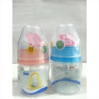 Huki Orthodontic Botol 60ml / Baby huki botol susu slim neck 60ml - CI 0342 Blue