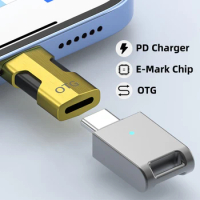 PD30W USB C To Lightning OTG Adapter Fast Charging Lightning Male To Type C Female Adapter For iphone 14 13 iPad OTG Connector