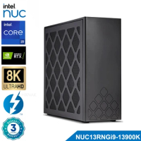 Intel NUC 13th Gen NUC13RNGi9 Core i9 13900K Processor 24 Cores Up to 5.8GH0z DDR5 WiFi 6E Thunderbolt 4 ITX Case Gaming Pc