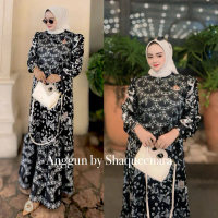 Uni Ara - Gamis ( Anggur ) Gamis Premium || Gamis Wanita Kekinian