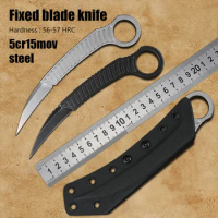 5cr15mov Steel Fixed Blade Knives Mini Karambit Csgo Tactical Camping Self Defense Knife EDC Hand Tools