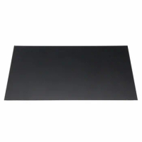 5pcs 400*400*1mm Pratical ABS Styrene Plastic Flat Sheet Plate Black For Industry Tools