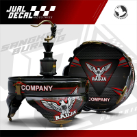 Stiker Sangkar Burung RADJA COMPANY Lovebird Decal Tebok Pleci Batman