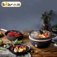 Bear Multi Cooker Double Inner Gallbladder Electric Fryer Electric Hot Pot Integrated Electric Pot Multifunctional Household Pot