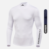 J.lindeberg ผู้ชายกีฬากอล์ฟอุ่นแขนยาวเสื้อยืดฤดูหนาวชั้นใต้ดินกอล์ฟถุงน่องย์ # GGT2201