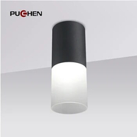 7W LED Surface Mounted Downlight Indoor Lighting aluminium acrylic hallway lamp