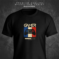 MICROFIBRE gamer quick dry jersey perempuan baju lelaki t shirt man tshirt woman gym sport men sport