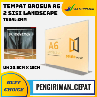 Acrylic Tent Card A6 Murah / Acrylic Display A6 / Akrilik model L ukuran A6 / Akrilik Meja / AKRILIK