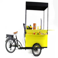 Mobile Electric 3 Wheel Electrical Beer Truck Bicycle Mini Beer Cargo Bike For Sale