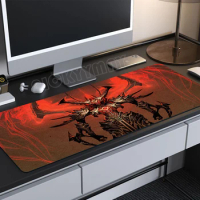 Diablo IV 80x30cm XXL Lock Edge Mousepads Large Gaming Mousepad Desk Mat Mouse Mat Beast Desk Pad For Gift Mouse Pad