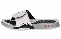 AIR JORDAN HYDRO 5 SLIDE WHITE RED SILVER