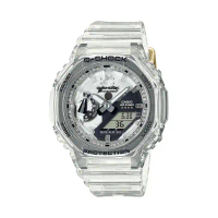 【CASIO 卡西歐 】G-SHOCK 40週年限定 獨特透視錶面 半透明 人氣雙顯 GMA-S2140RX-7A_42.9mm