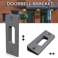 1pcs Home Office Anti Theft Ring Video Doorbell Mount With 15 Degree Adjustable Angle Wedge Doorbell Adjuster Bracket