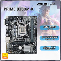 ASUS PRIME B250M-K Motherboard CPU Support 7th / 6th generation Core i7/i5/i3/ Pentium/Celeron with Intel B250 chipset DDR4 32GB
