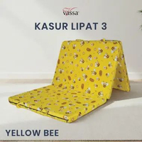 Kasur Lipat 3 Busa Royal Foam Tebal 5 Cm YELLOW BEE