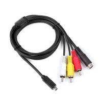 AV A/V Audio Video TV-Out Cable/Cord/Lead For Sony Camcorder Handycam DCR-HC52/e