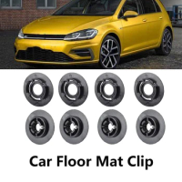 8x CAR MAT CLIPS FLOOR HOLDERS FIXING CLAMPS for VW Beetle Caddy CC Eos Golf VW Jetta PASSAT Polo Scirocco Sharan Tiguan Touran