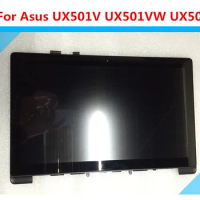 For Asus ZenBook Pro UX501 UX501J UX501JW UX501V UX501VW LCD Touch Screen Digitizer Assembly with Bezel 4K UHD