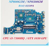 For Samsung NP800G5M NP8500GM Laptop Motherboard BA41-02549A With i5-7300HQ CPU GTX 1050 GPU DDR4 Mainboard 100% Test Work