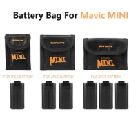 Battery Safe Bag for DJI Mavic MINI 2 /SE Water-proof Explosion-proof Battery Bag for DJI Mavic Mini Drone Accessories