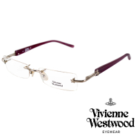 【Vivienne Westwood】經典星星款造型光學眼鏡(紅 VW082_04)
