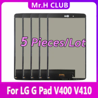 5 Pcs 7.0'' For LG G PAD 7.0 V400 V410 Display With Touch Screen Digitizer Assembly Replacement For LG V400 V410 LCD
