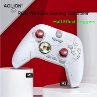 New RGB Wireless Controller For Nintendo Switch Pro Gamepad Hall Linear Trigger For Nintendo Switch Oled/Lite/PC/iOS/Android