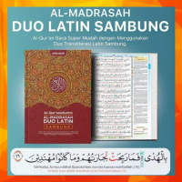 Al Quran Duo Latin Sambung Besar Jumbo A4 Al-Madrasah Duo Latin Sambung - Alquran Duo Latin Sambung 