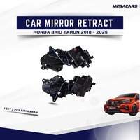 Megacars Miror Retract Honda Brio 2018 - 2025 Spion Elektrik Otomatis Brio Lipat Spion Mobil Brio MI