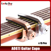 15pcs Alice A007J Ajustable Padded Protect Roller Metal Stability Guitar Capo Clamp for Acoustic Electric Guitar Ukulele