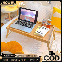 Meja Belajar Foldable Table 50/70CM Study Table Laptop Table Portable Breakfast Bed Table