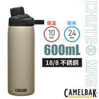 CAMELBAK Chute Mag 18/8不鏽鋼戶外運動保溫瓶(保冰)600ml .運動水壺.水瓶_淺沙漠
