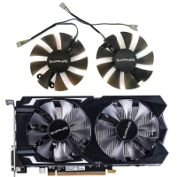 NEW 2PCS 85MM 4PIN GA91S2H RX 560 Video Card Cooling Fan，For Sapphire RX 550 560 460 Graphics card cooling fan