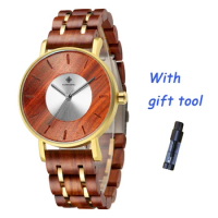 Fashion Men Wooden Watches Mix Steel Sandal Wood Bamboo Watch For Man Wood Steel Strap Quartz Wristwatch Stainless Watch Relogio