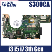 S300CA Mainboard For ASUS S300CA S300C S300 Laptop Motherboard Tested 100% Work With I3-3217U I5-3517U I7-3537U CPU 4GB