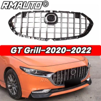 For Mazda 3 Axela 2020-2022 GT Style Front Bumper Grille Racing Grill Honeycomb Sport For Mazda 3 Axela Car Accessories Body Kit