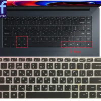Russian For Xiaomi RedmiBook 15E 2023 Silicone Laptop Keyboard Cover skin