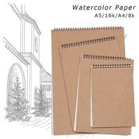 Art Students Thick Hand-drawn Sketchbook Mini Portable Watercolor