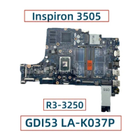 CN-0FFDF9 0FFDF9 0FFDF9 For Dell Inspiron 3505 Laptop Motherboard With AMD R3-3250 CPU GDI53 LA-K037P DDR4